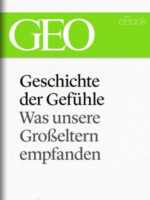 cover image of Geschichte der Gefühle